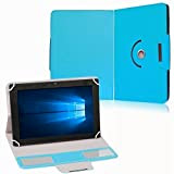 NAUC Étui de protection rotatif à 360° pour tablette Archos 97c Platinum Turquoise