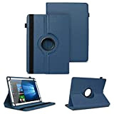 Nauc Étui de protection universel design pour tablette Haier Pad 971 en cuir synthétique de qualité, avec fonction support rotatif ...