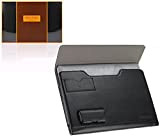 Navitech Broonel London - Prestige Series - Etui Noir en de Compatible avec Ordinateur Portable Compatible avec ASUS Zenbook UX310