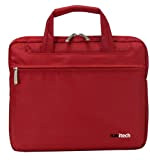 Navitech sacoche de transport rouge imperméable antichoc 10.2 à 12.1 pouces compatible avec ordinateur portable / sac de voyage netbook ...