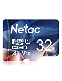 Netac Carte Mémoire, Carte Micro SD 32 Go SDHC v90 Class 10 pour Switch, Appareil Photo, Smartphone, PS Vita, PS4 ...