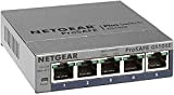 NETGEAR (GS105E) Switch Ethernet Plus 5 Ports RJ45 Gigabit (10/100/1000), Manageable Serie Plus, Format Bureau ou Mur, switch RJ45 Métal, ...
