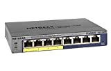 Netgear GS108PE Managed Network Switch Gigabit Ethernet (10/100/1000) Support Power Over Ethernet (PoE) Noir
