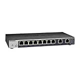 NETGEAR (GS110EMX) Switch Ethernet 8 Ports RJ45 Gigabit (10/100/1000),Web Manageable Serie Plus, switch RJ45 avec 2 Ports 10G/Multi-gig, Format Bureau, ...