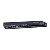 NETGEAR (GS116) Switch Ethernet 16 Ports RJ45 Métal Gigabit (10/100/1000), switch RJ45 , Position sur un bureau ou au mur, ...
