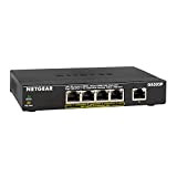 NETGEAR (GS305P) Switch Ethernet PoE 5 Ports RJ45 PoE Gigabit (10/100/1000), switch RJ45 avec 4 Ports PoE @ 55 W, ...