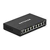 NETGEAR ( GS308E-100PES)Switch Ethernet 8 Ports RJ45 Métal Gigabit(10/100/1000),switch RJ45 Web Manageable Serie Plus,Plug-and-Play, fonctionnement silencieux, positionnement sur un bureau ...
