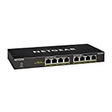 NETGEAR (GS308PP) Switch Ethernet PoE+ 8 Ports RJ45 Gigabit (10/100/1000)- switch RJ45 avec 8 Ports PoE+ @ 83W, positionnement sur ...