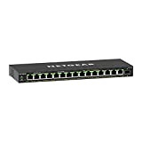 NETGEAR (GS316EP) Switch Ethernet PoE 16 Ports RJ45 Gigabit (10/100/1000), Serie Plus Manageable PoE, Switch RJ45 avec 15 Ports PoE+ ...