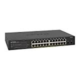 NETGEAR (GS324TP) Smart Switch Ethernet PoE web manageable professionnel 26 Ports RJ45 Métal Gigabit (10/100/1000) - switch RJ45 avec 24 Ports PoE+ ...