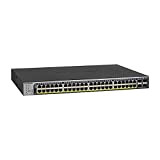 NETGEAR (GS752TP) Smart Switch Ethernet PoE+ web manageable professionnel 52 Ports Gigabit (10/100/1000) - switch RJ45 avec 48 Ports PoE+ @ 380W, ...