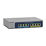 NETGEAR (MS108EUP) Switch Ethernet Série Plus 8 ports RJ45 Multi-Gigabit PoE , Web Manageable, 4 ports PoE++ Ultra60 et 4 ...