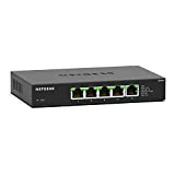 Netgear (MS305) Switch Ethernet Série Plus 5 Ports RJ45 Multi-Gigabit PoE, 5X 1G/2,5G, Installation Bureau ou Mur, idéal pour Profiter ...