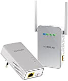 NETGEAR PLW1000-100PES Pack de 2 CPL 1000 Mbps dernière génération - 1 CPL Filaire + 1 CPL Wifi, compatible avec ...