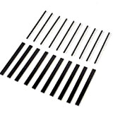 Neuftech® 20x 40 Pin Header Strip Bande de Pin-tête Mâle-Femelle et Mâle-Mâle à Simple Rangée 2,54mm