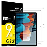 NEW'C Lot de 2, Protection Écran en Verre Trempé pour Samsung Galaxy Tab S7/S8 11"(SM-T870/875/X700/X706), Film Protection écran - 0,33mm ...