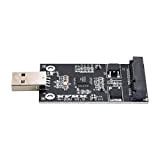 NFHK Mini PCI-E mSATA vers USB 2.0 externe SSD PCBA Conveter Adaptateur Pen Driver Card Sans étui