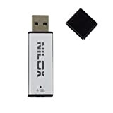 Nilox clé PenDrive USB 4GB 2.0 A Argent