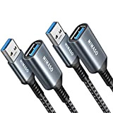 NIMASO Câble Rallonge USB 3.0 [1M+2M] Extension Câble USB Mâle vers Femelle chargement et données à 5Gbps Compatible pour Clé ...
