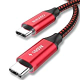 NIMASO Câble USB C vers USB C 1M,Câble USB Type C Charge Rapide 100W 20V/5A PD Nylon Tressé pour MacBook ...