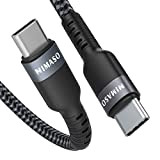 NIMASO Câble USB C vers USB C 3.0(0.3M),Câble USB Type C Charge Rapide Power Delivery Nylon Tressé pour MacBook Pro,iPad ...