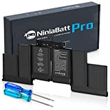 NinjaBatt Batterie A1618 pour Apple MacBook Pro Retina 15" [Mi-2015 Uniquement] A1398 - Longue Durée [11,36V/99,5Wh]