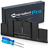 NinjaBatt Batterie Longue Durée A1494 Compatible avec Apple MacBook Pro Retina 15" [Milieu et Fin 2013 2014 Ans] A1398 ME293 ...
