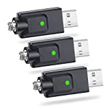 Niveaya Lot de 3 câbles de charge USB 510 fils, câble de charge USB portable avec indicateur LED intelligent de ...