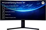 NK Mi Curved Gaming Monitor 34" GL WQHD (3440x1440, 21:9, HDMI 2.2x2, DisplayPort 1.4x2, Hauteur et Rotation réglables, 4ms, 144Hz, ...