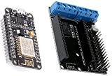 NodeMCU + Motor Shield Development Kit WiFi ESP-12E ESP8266 ESP 12E for Arduino |Carte de développement NodeMCU + Kit de ...
