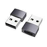 nonda Adaptateur USB C vers USB (Paquet de 2), Adaptateur USB-C Femelle vers USB mâle, USB Type C Femelle vers ...