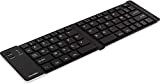 Novodio Travel Keyboard - Clavier AZERTY Bluetooth Pliable iOS, Android, Mac, PC