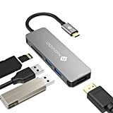 NOVOO Hub USB C HDMI, USB-C vers HDMI 4K, Lecteur de Carte SD & Micro SD, 2 x USB 3.0, ...