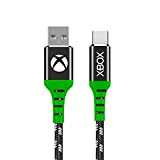 NUMSKULL Câble de charge USB type C en nylon tressé pour Xbox Series X - 4 m - Charge rapide ...
