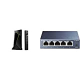 Nvidia Shield TV Pro & TP-Link SG105 Switch Ethernet Gigabit 5 Ports RJ45 Metallique 10/100/1000 Mbps, IGMP Snooping, Switch RJ45 ...