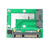 Ogquaton Disque dur SSD PCI-E Mini mSATA vers 7 mm 2.5 'SATA 22 broches pratique et populaire
