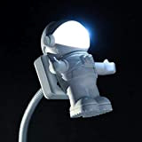 ohfruit Creative Night Light, Lampe de lecture USB, Creative Spaceman astronaute LED USB flexible Lumière USB pour ordinateur portable, ordinateur ...