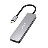 Omars Hub USB C Power Delivery 100W, 6-en-1 Adaptateur USB C vers HDMI 4K, Lecteur de Carte SD & Micro ...