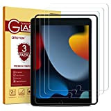 OMOTON 3 Pack Verre Trempé pour iPad 10.2 9ème/8ème/7ème Génération iPad 10.5 Film Protection Ecran sans Bulle, Anti Rayures Facile ...