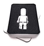 Onwomania Figurine Jouet en Argent Clé USB dans Une boîte Cadeau 32 Go USB 2.0