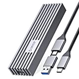 ORICO Boîtier SSD M.2 NVMe Adaptateur PCIe USB-C 10Gbps USB3.2 Gen2 pour NVMe M-Key/M+B Key SSD 2230/2242/2260/2280, Aluminium Boîtier Disque ...
