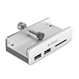 ORICO Hub USB 3.0 4 Ports en Aluminium SuperSpeed Hub de données avec Lecteur de Carte SD pour Ordinateur de ...