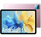 OUZRS Tablette Tactile 10 Pouces Android 11 Go - 64 Go ROM, 256Go Extensible,1.6Ghz,2.4G WiFi, 2.5D IPS, 2MP+5MP Caméra, Bluetooth, ...