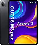 OUZRS Tablette Tactile 10 Pouces Android 12, M3 Pro 8 Core 2.0Ghz 4Go+64Go | 512Go Extensible, Tablette Haute Performance pour ...