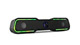 Ozone Gaming Gear Barre de Son Seulement, 6 W RMS, Bluetooth, USB, Prise 3.5, RGB, Noir