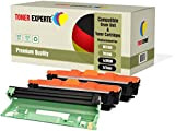 Pack 3 TONER EXPERTE® Compatibles DR1050 TN1050 Kit Tambour & 2 Cartouches de Toner pour Brother DCP-1510 DCP-1512 DCP-1610W DCP-1612W ...