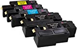 Pack 5 Compatibles Toner Laser pour Xerox Phaser 6000, 6010, 6010V, 6010V N, 6010N, WorkCentre 6015, 6015V, 6015V B, 6015V ...