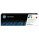 Pack de 4 201X Cartouche de Toner pour HP 201X CF400X 201A CF400A pour HP Color Laserjet Pro MFP M277dw ...