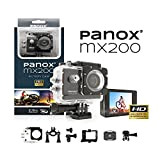 Panox MX200 Caméra de Sport Noir