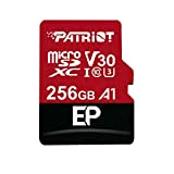 Patriot Memory Carte Mémoire MicroSDXC EP Series A1 V30 256 Go jusqu'á 90Mo/Sec PEF256GEP31MCX